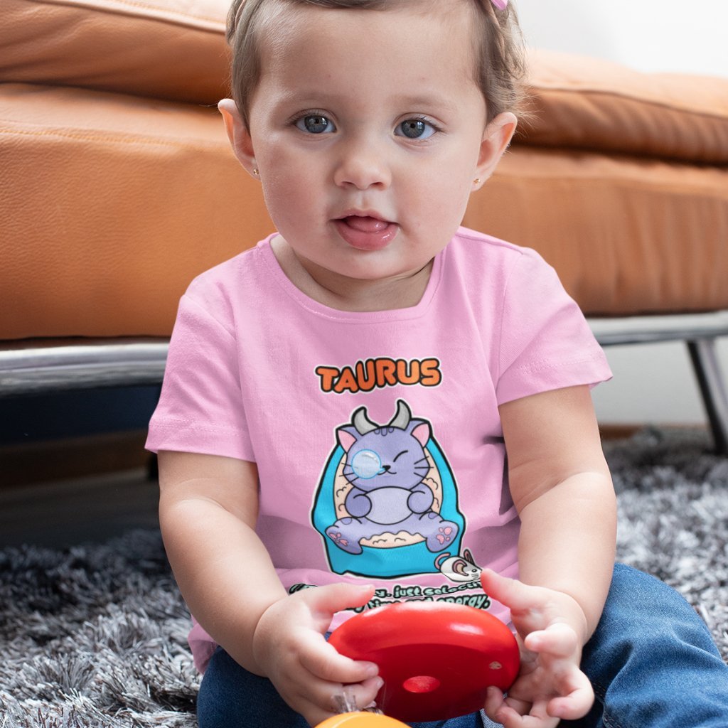 TAURUS "Not lazy" TODDLER T-SHIRT