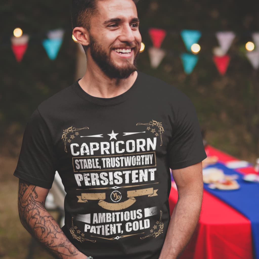 CAPRICORN "Trustworthy and Ambitious" T-SHIRT