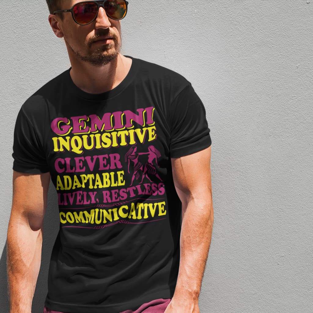 GEMINI "Inquisitive and Clever" T-SHIRT