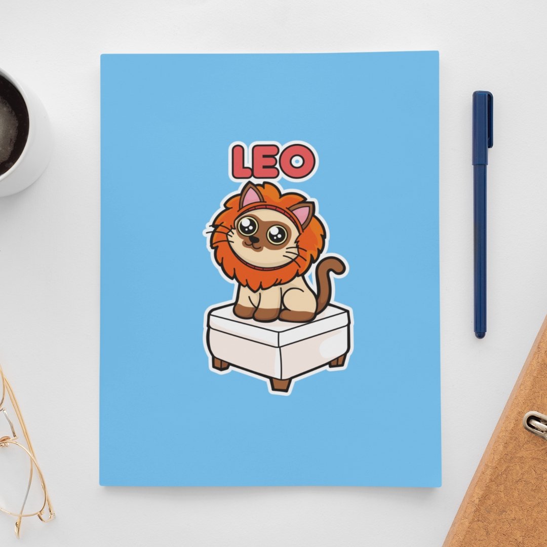 LEO CAT STICKER