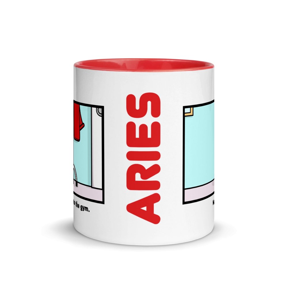 ARIES "Going to the gym" 11oz MUG